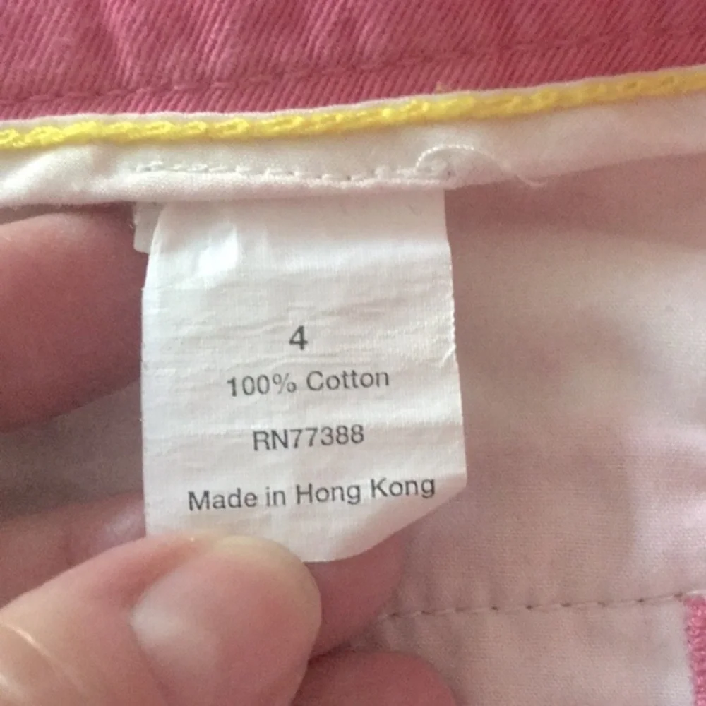 J. CREW Weathered Classic Twill PINK Chino SHORTS